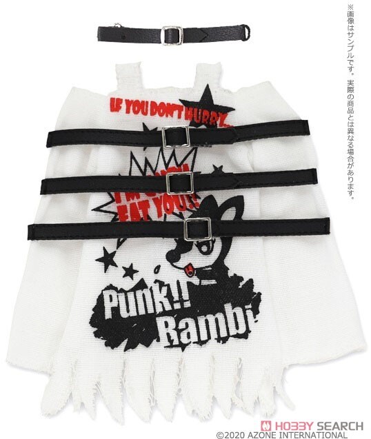 Punk Bambi !! Ghost Dress Set ((White x Black)), Azone, Accessories, 1/6, 4573199920597